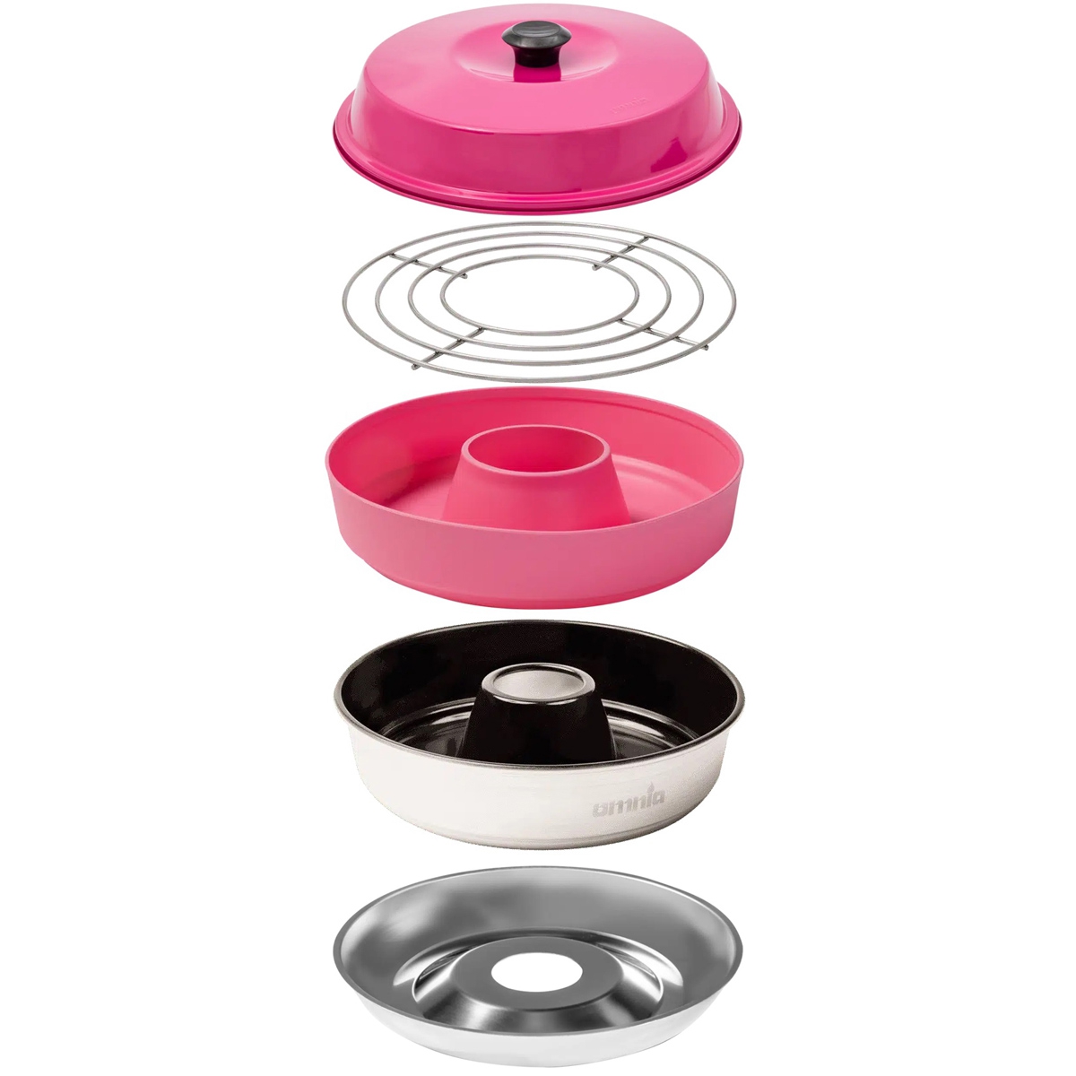 Omnia Backofen Set 3.0 rosa - Omnia Artikelnummern- 1030 1105 1513 1310 1104