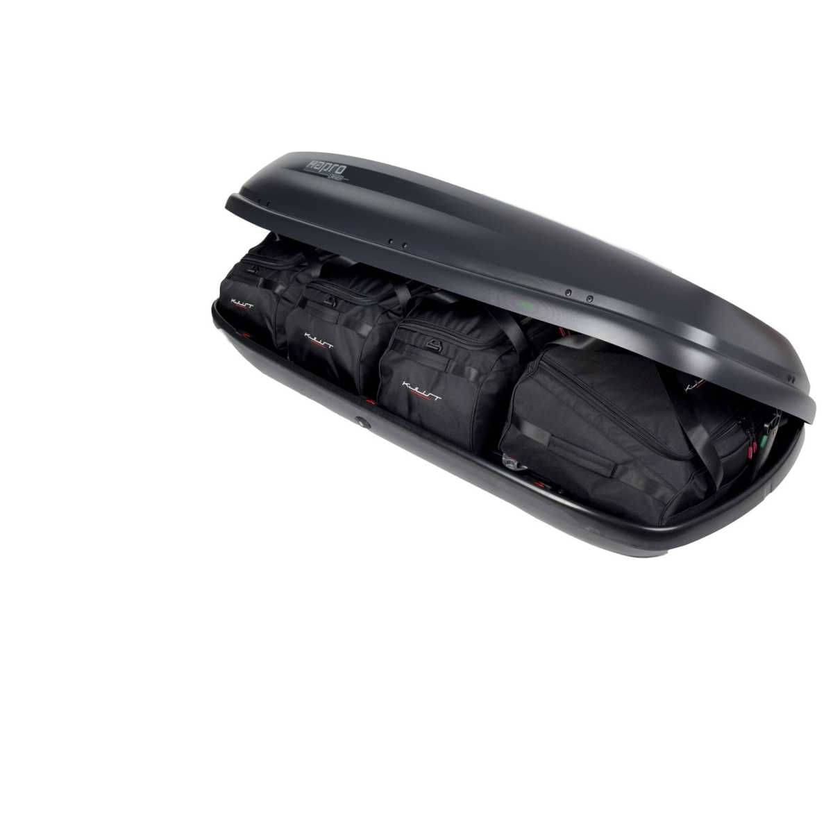 KJUST Dachboxen Taschen Set fuer Dachbox HAPRO CARVER 430 4er-Set - 13154