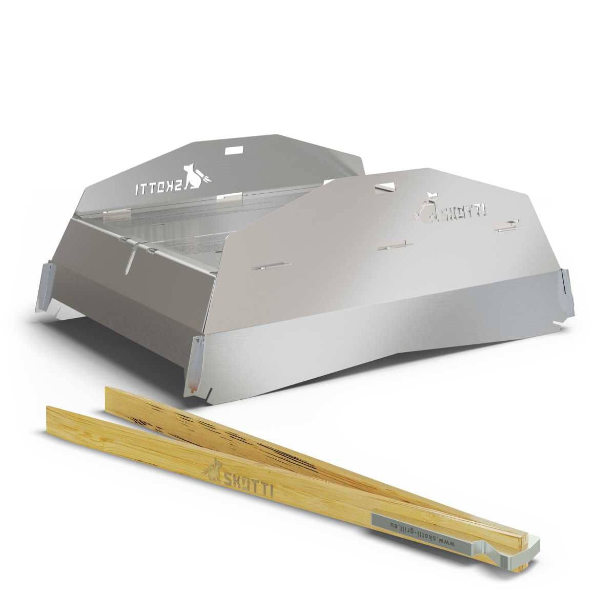 SKOTTI CAP MAX Deckel inkl. Grillzange, Edelstahl SKOTTI CAP MAX Deckel inkl. Grillzange- Edelstahl - SK050