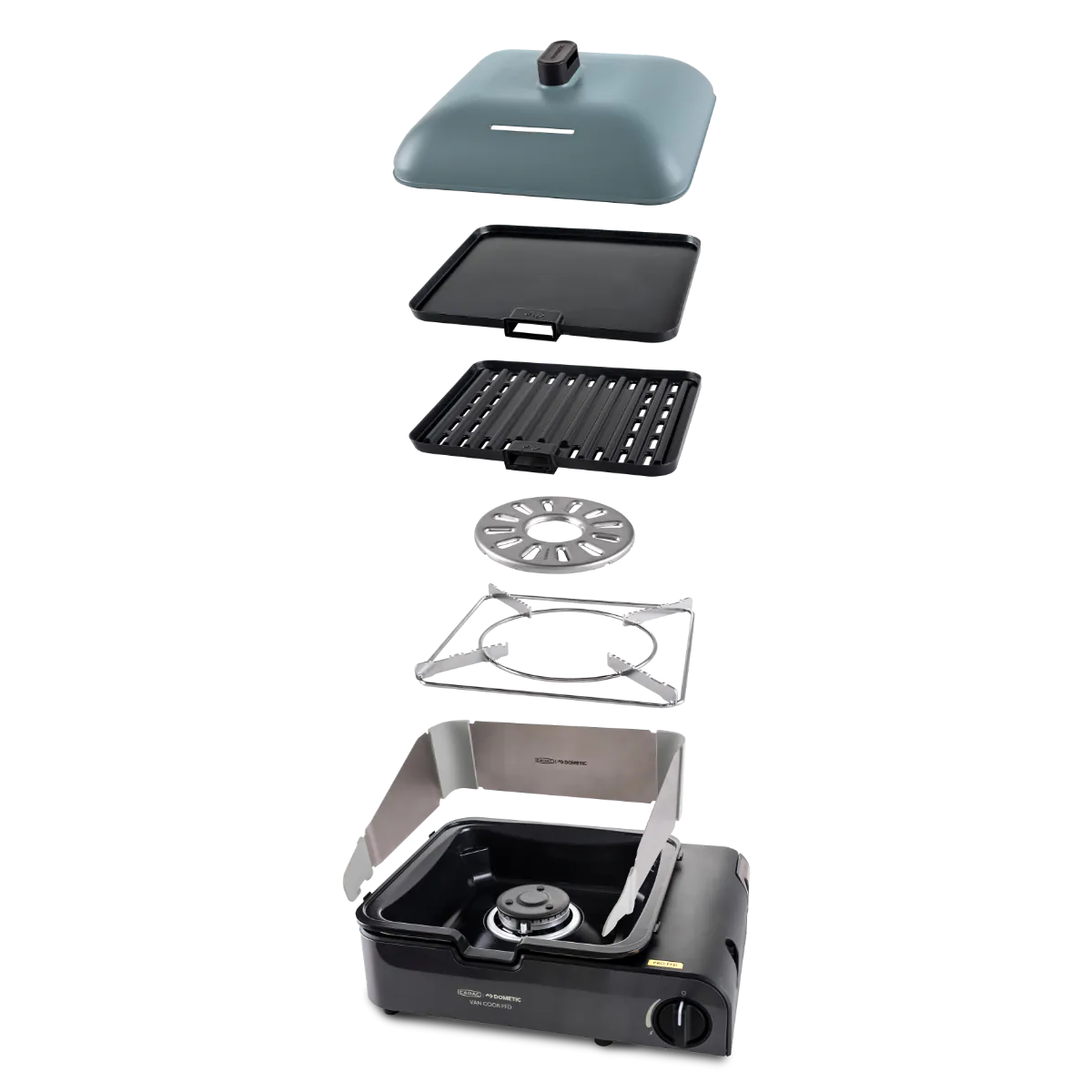 CADAC Van Cook PRO FFD Deluxe inkl. Ventilkartusche 227g 2er-Set - 1025-10-UN CAN227GS2-N