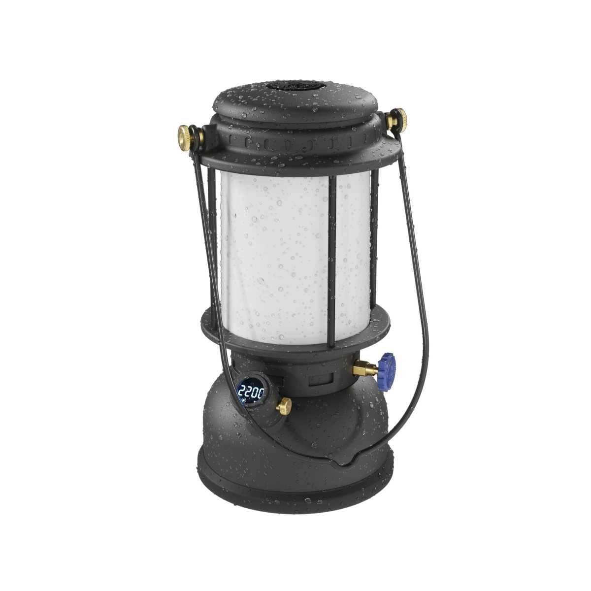 PETROMAX LED Laterne LM500 Schwarz inkl. Akku 18650 4er-Pack - PX-LM500-Black PX-18650-BAT