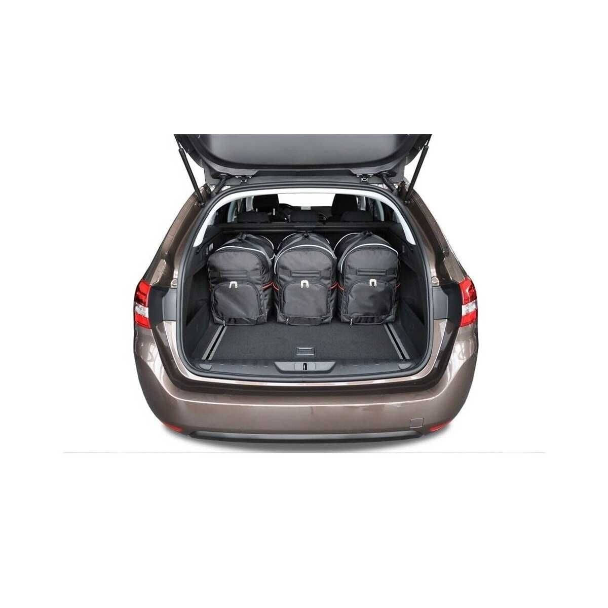 KJUST Kofferraum Taschen Set fuer PEUGEOT 308 SW Bj. 2014-2021 5er-Set - 7032008