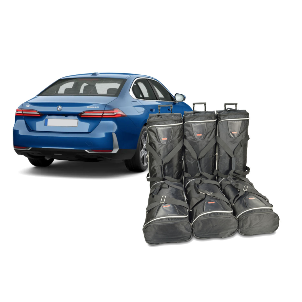 Car Bags B16801S BMW i5 4-T- Stufenheck Bj- 23- Reisetaschen Set- Auf Ihr Auto massgeschneidert- Das Original