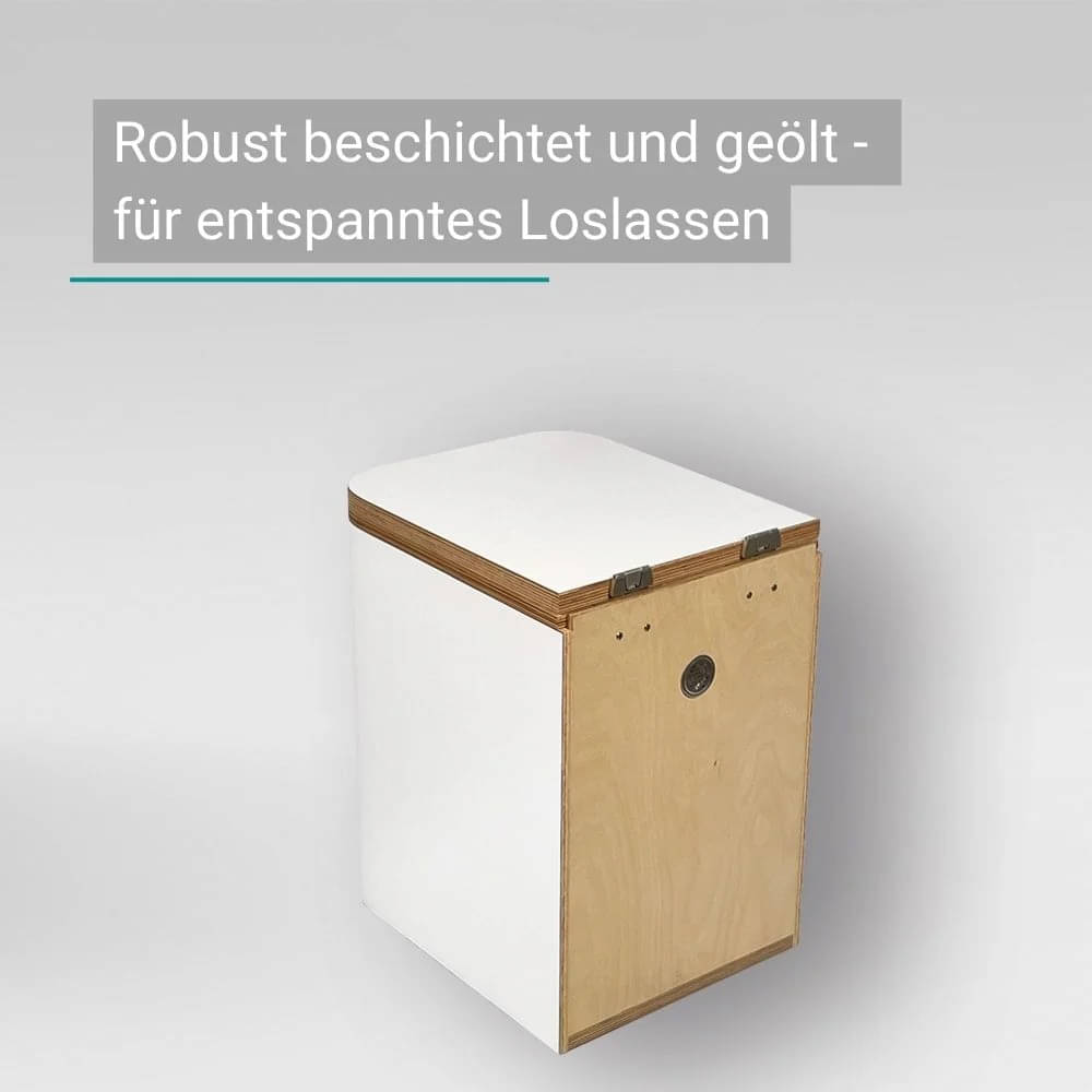 TRELINO Trenntoilette Timber Groesse L Weiss - T01-02501