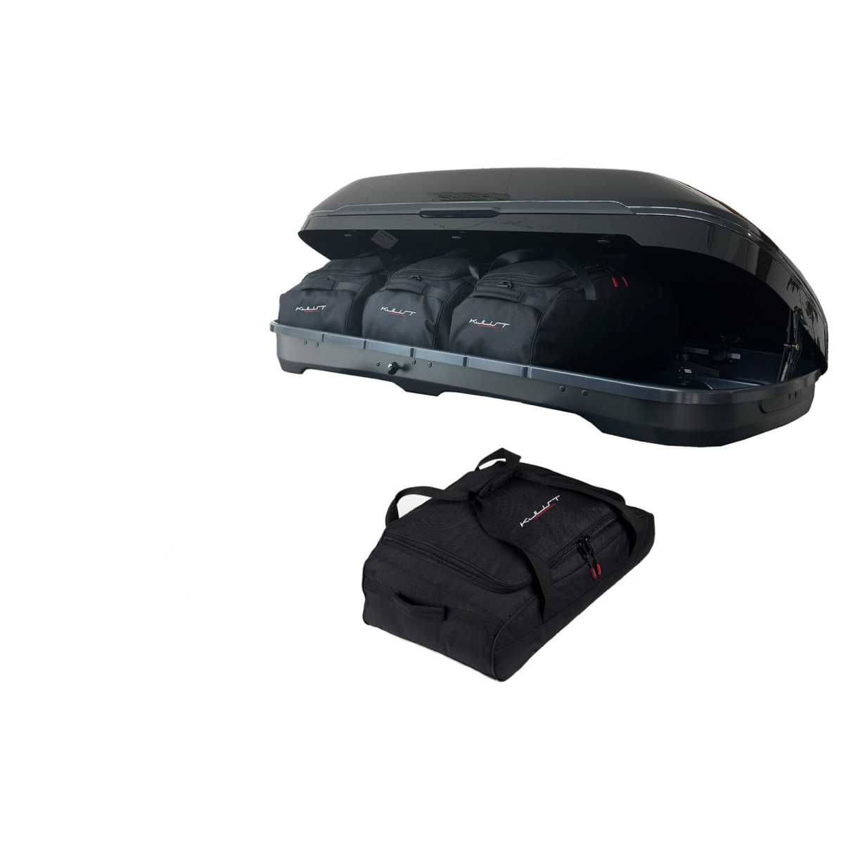 KJUST Dachboxen Taschen Set fuer Dachbox VOLVO TRAVEL 400 4er-Set - 13212