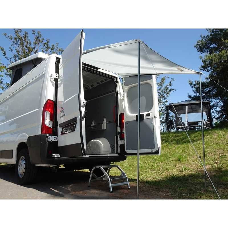 REIMO TENT Duschvorhang Sichtschutz fuer Hecktuer Kastenwagen und Vans - 936291