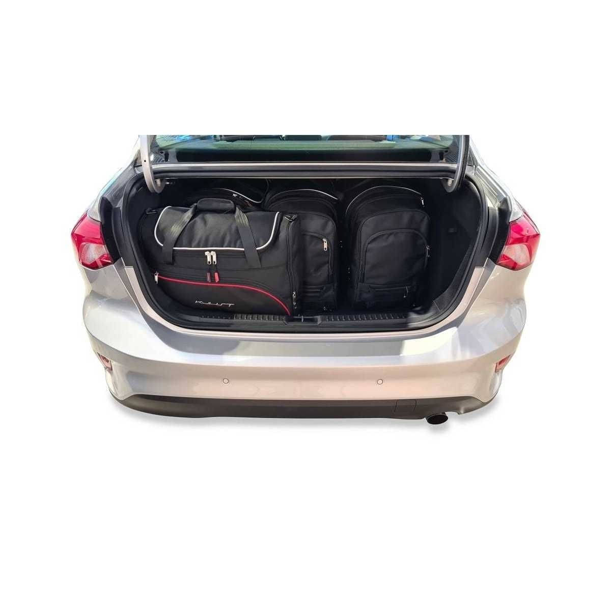 KJUST Kofferraum Taschen Set fuer FORD FOCUS Limousine Bj. 2020-2021 5er-Set - 7015050