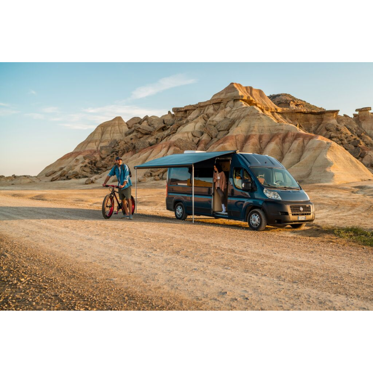 FIAMMA F80 S Markisenpaket fuer Fiat Ducato 370 Royal grey Gehaeuse deep black - 07831P03R