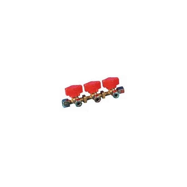 Ventilblock GOK 3 Abgaenge 8 mm SRV