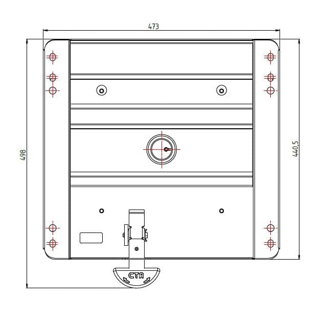 CTA Drehkonsole Ford Transit Bj. 2006-2014 - geprüfte Retoure CTA Drehkonsole Ford Transit Bj- 2006-2014 - CTA Art-Nr. 9PG0005900V01
