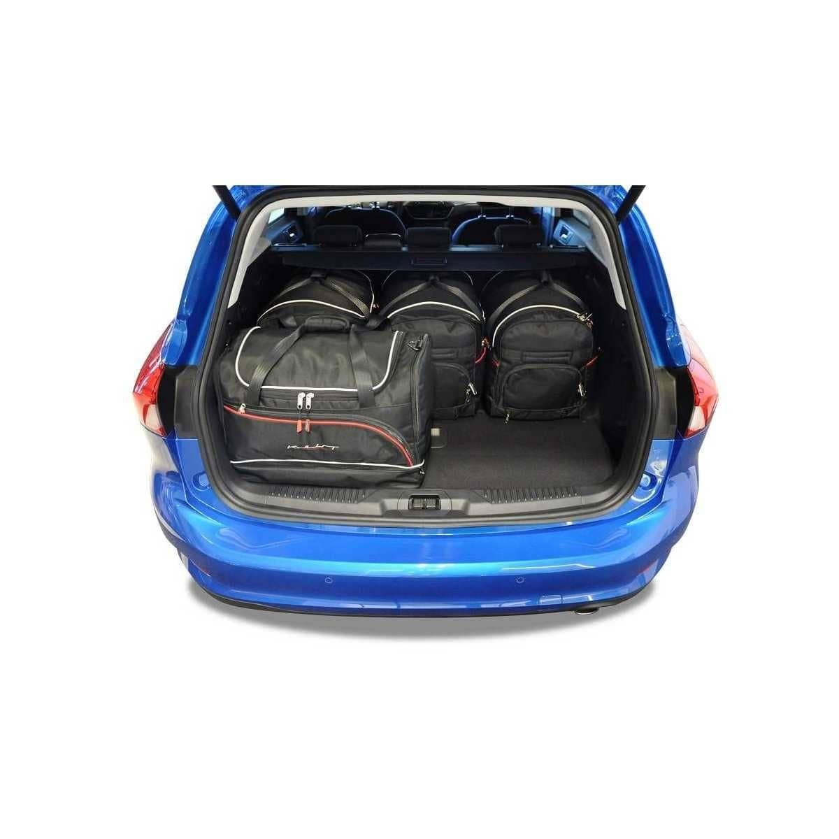 KJUST Kofferraum Taschen Set fuer FORD FOCUS Kombi ab Bj. 2018 5er-Set - 7015044