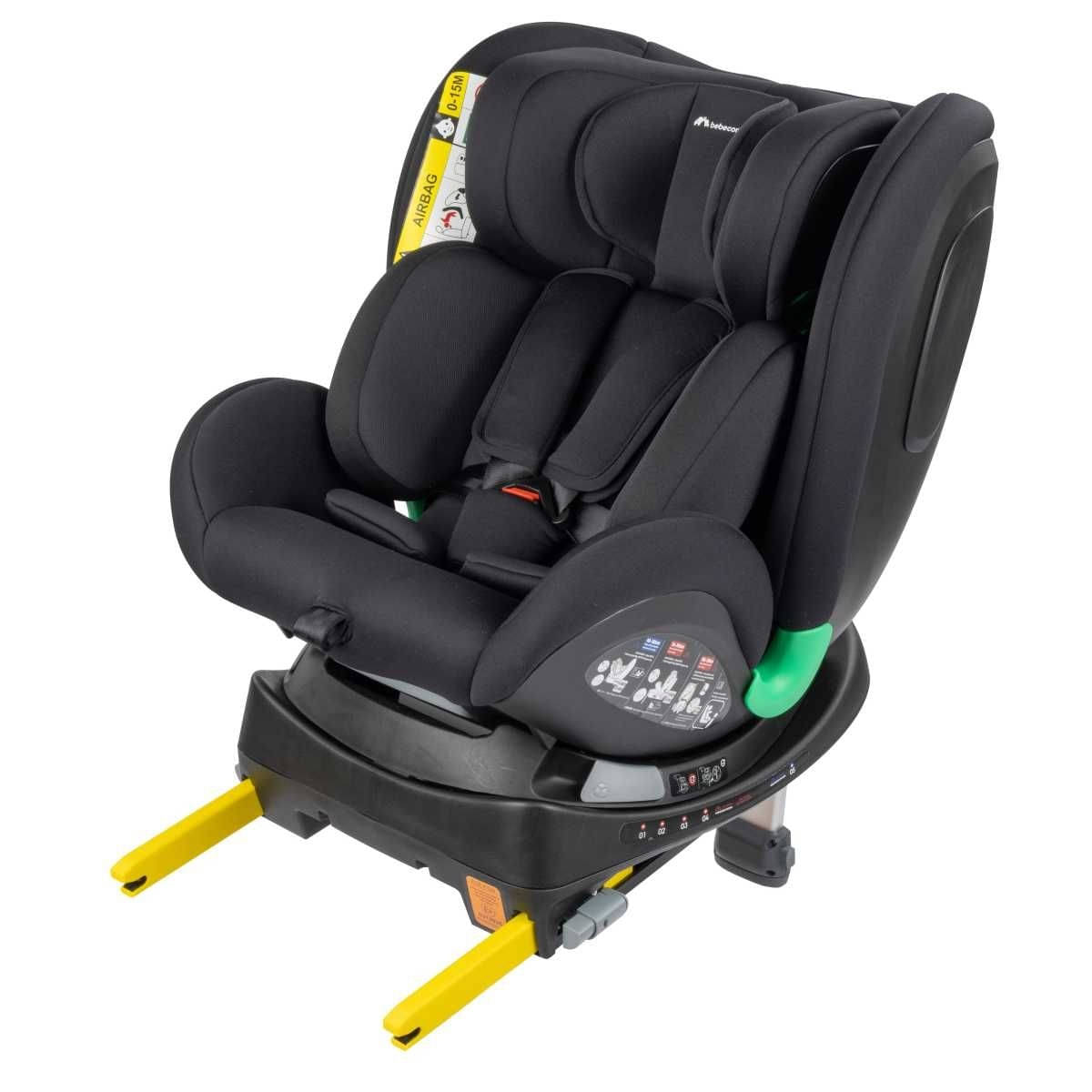 BEBECONFORT Kindersitz Babyschale und Basisstation EVOLVEFIX PLUS i-Size Black Mist - 8105460210