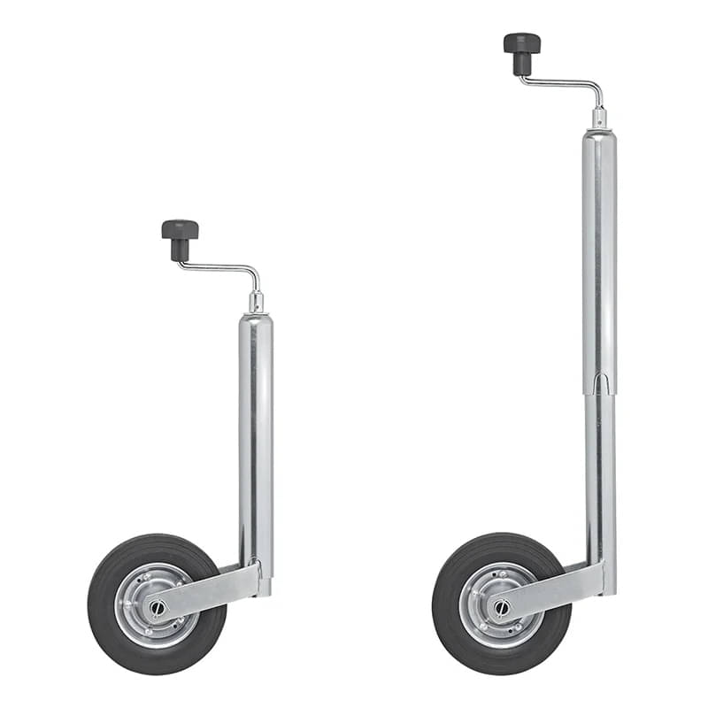 ProPlus Stuetzrad Ø48 mm Metall-Felge mit Vollgummi-Reifen 200 x 50 mm - 341501