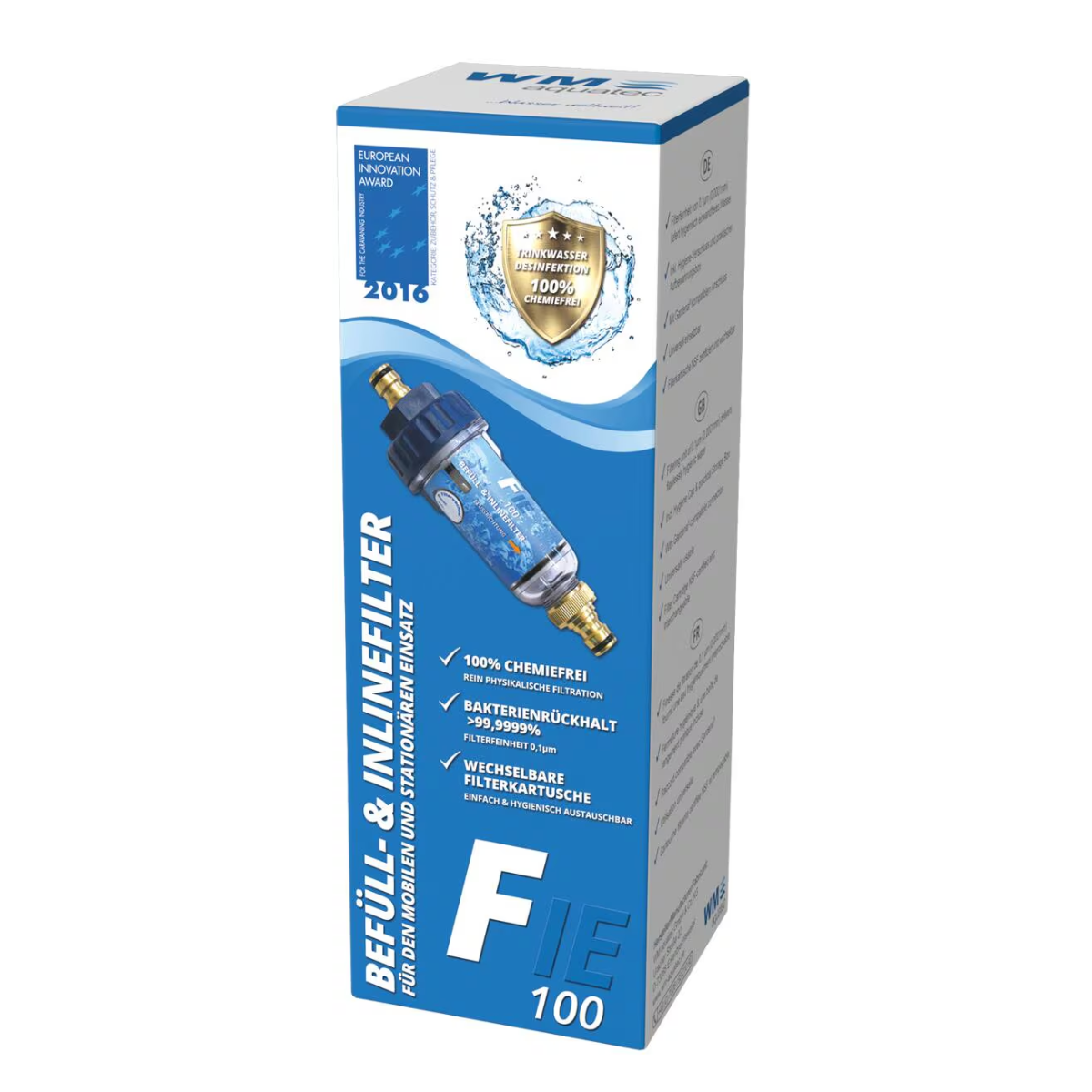 WM AQUATEC FIE 100 Befuell- und Inlinefilter - AP-HF-100-G