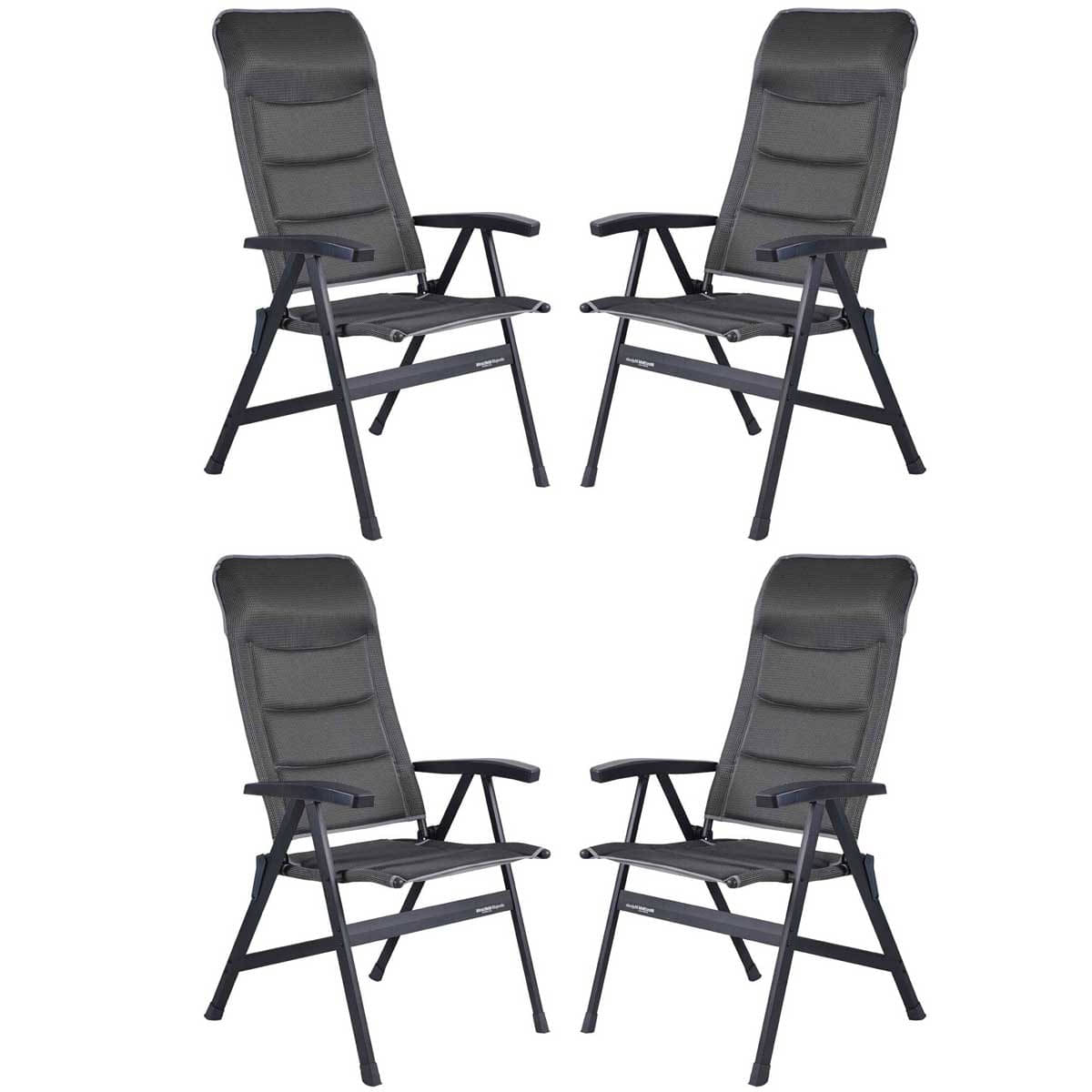 Set WESTFIELD Majestic Grande Stuhl mid grey - Be-Smart Series - 301-416 MG 4 Stuehle