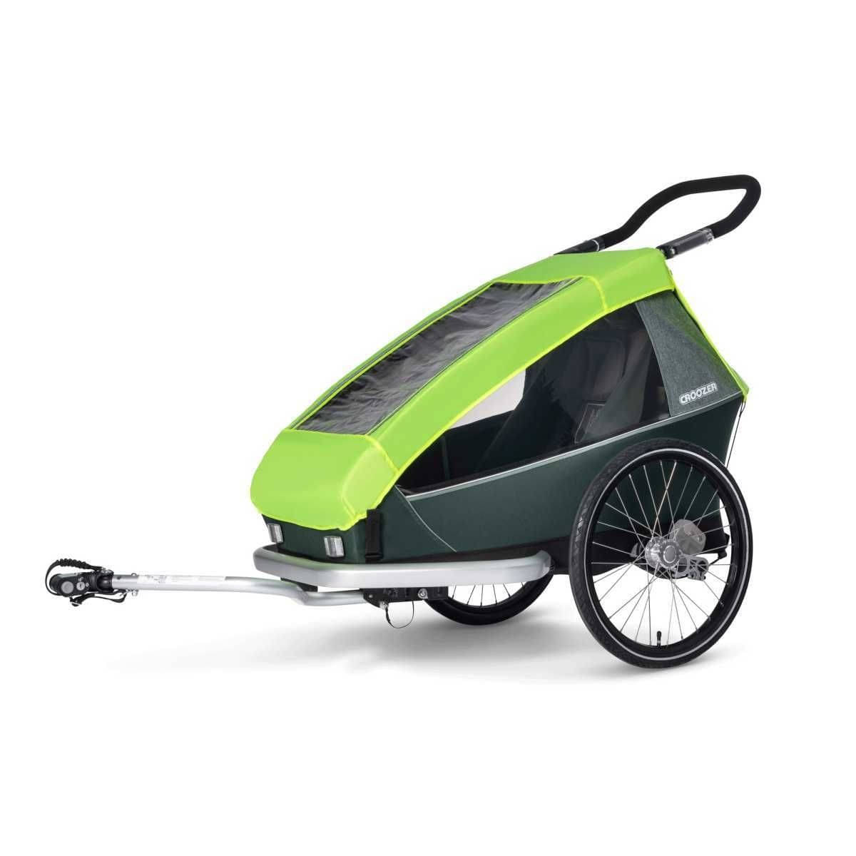 CROOZER Regenverdeck Einsitzer fuer Croozer Kid ab 2014 Lightning Yellow - 122200620