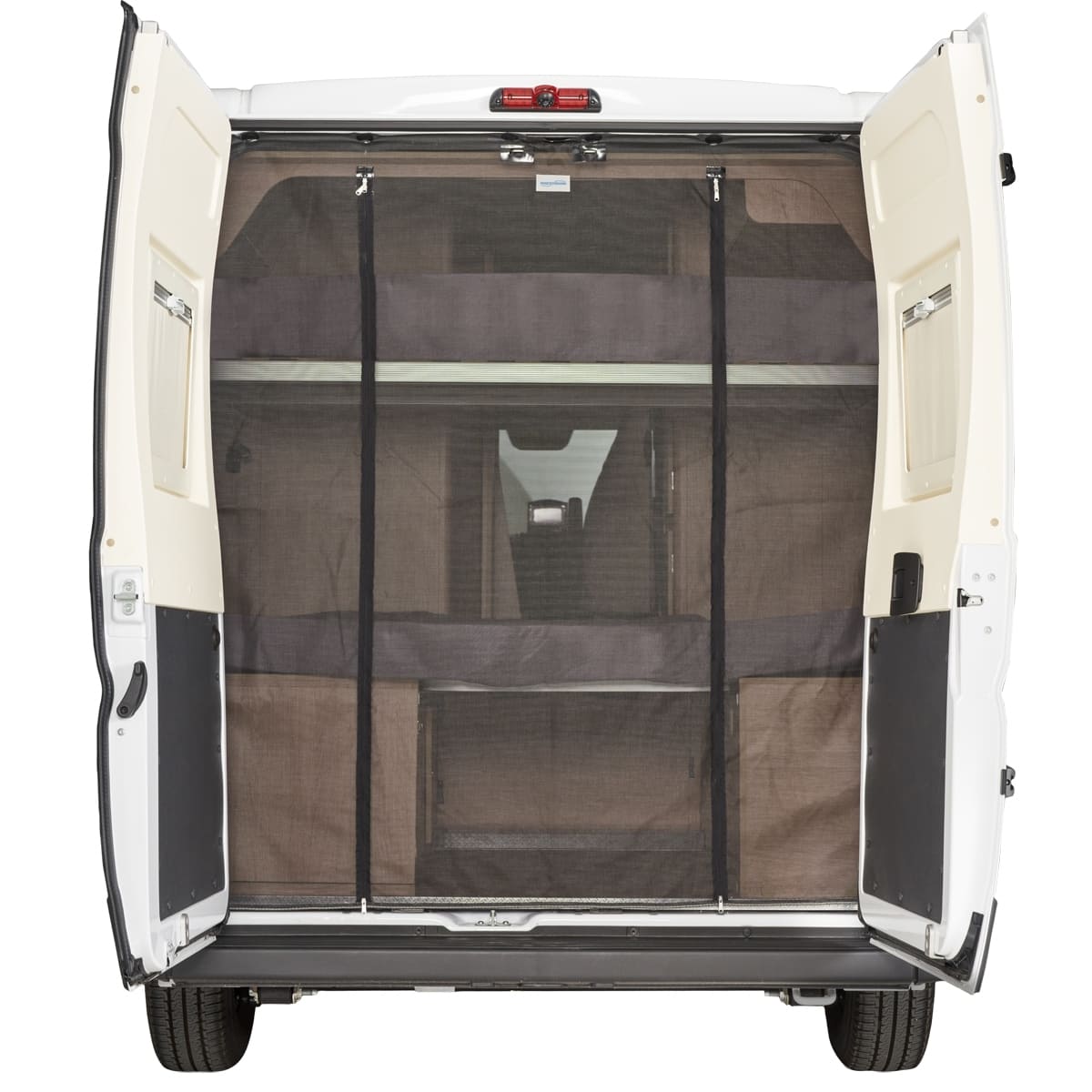 HINDERMANN Insektenschutzvorhang für Hecktüre Fiat Ducato H3 ab Bj. 2006 hoher Türausschnitt schwarz HINDERMANN Insektenschutzvorhang fuer Hecktuere Fiat Ducato H3 ab Bj. 2006 hoher Tuerausschnitt schwarz - 8375-2130 M