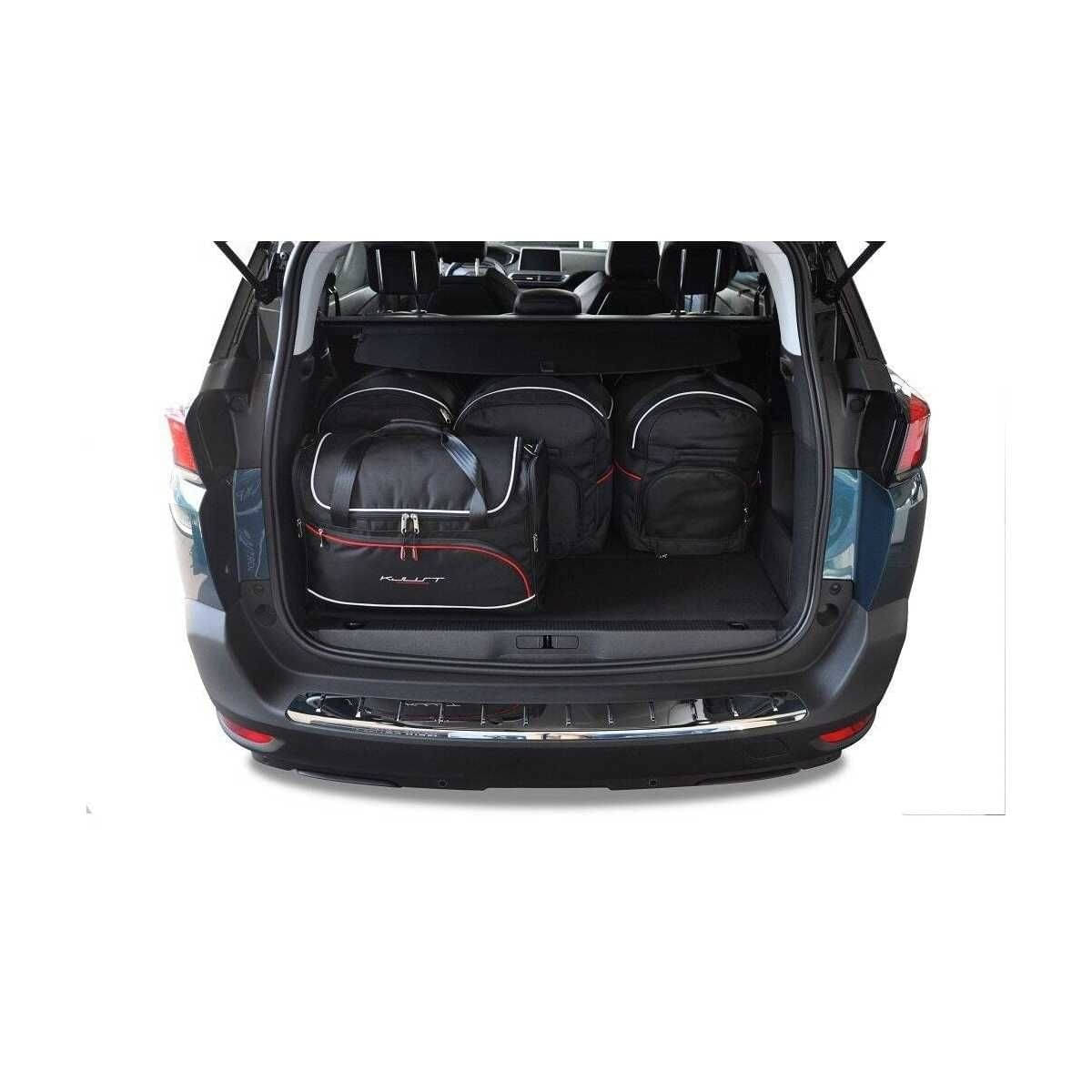 KJUST Kofferraum Taschen Set fuer PEUGEOT 5008 ab Bj. 2017 5er-Set - 7032019