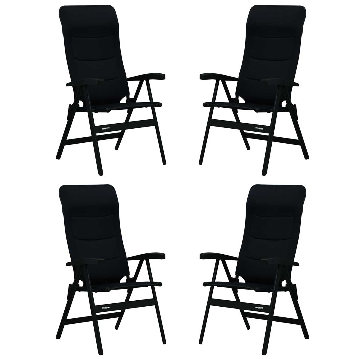 Set mit 4 Stuehlen WESTFIELD Noblesse Stuhl black - Avantgarde Series - 101-101 BL