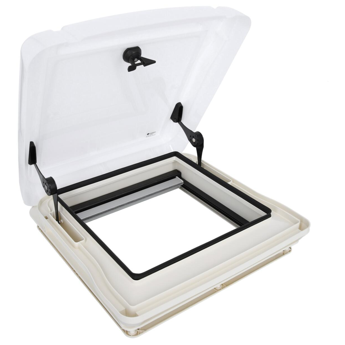 REMIS REMItop Vista Dachhaube 40x40 cm- Dachstaerke bis 42 mm- Milchglas - 10068459