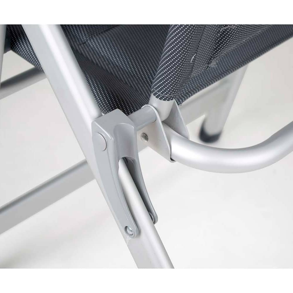 CRESPO Campingstuhl Deluxe AL-237-DL grau - 1149077