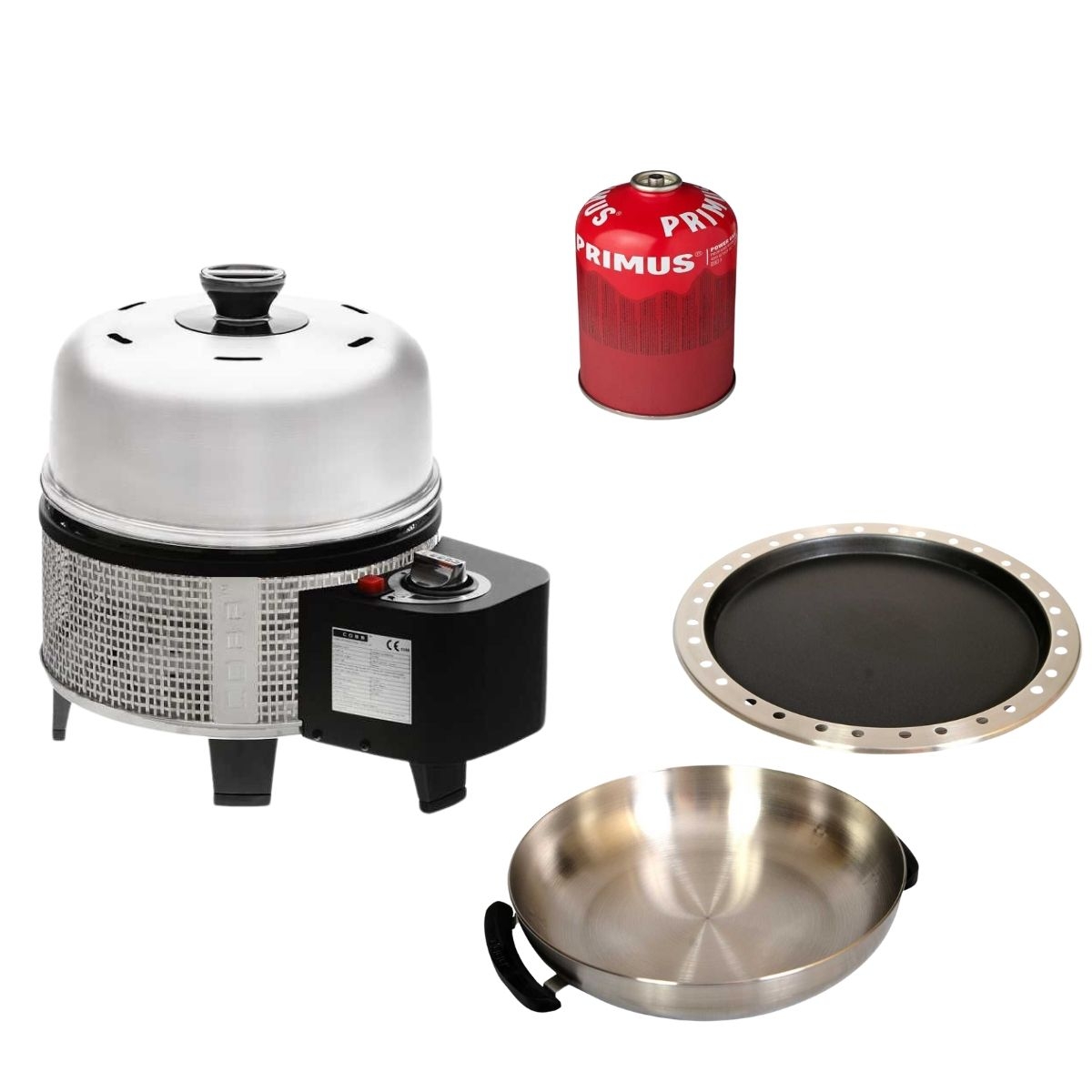 COBB Gas Deluxe 2.0 und Griddle Premier - und Pfanne und Wok und Gaskartusche