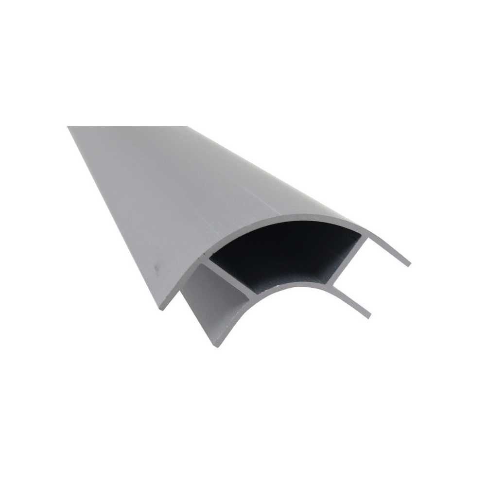 REIMO Eckverbindungsprofil 90° zur Verbindung der Moebelbauplatten- Alu- 220 cm - 522141