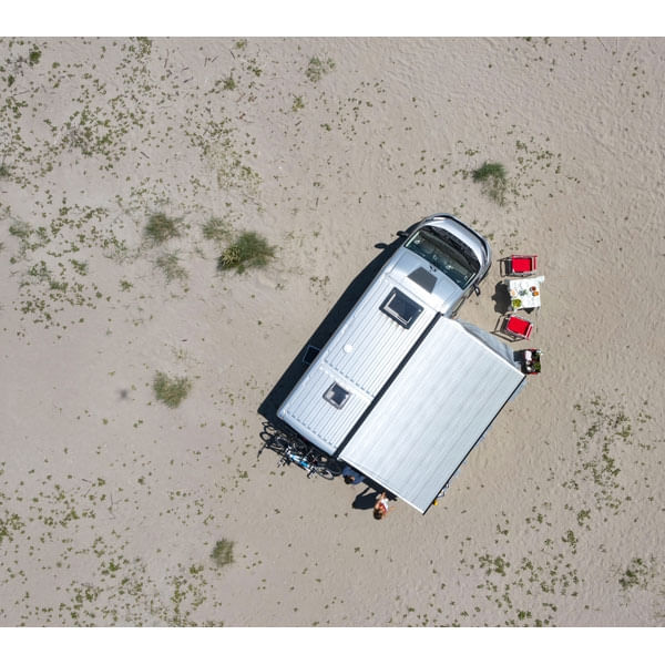 FIAMMA F80 S Markisenpaket fuer Fiat Ducato 370 Royal grey Gehaeuse deep black 07831P03R