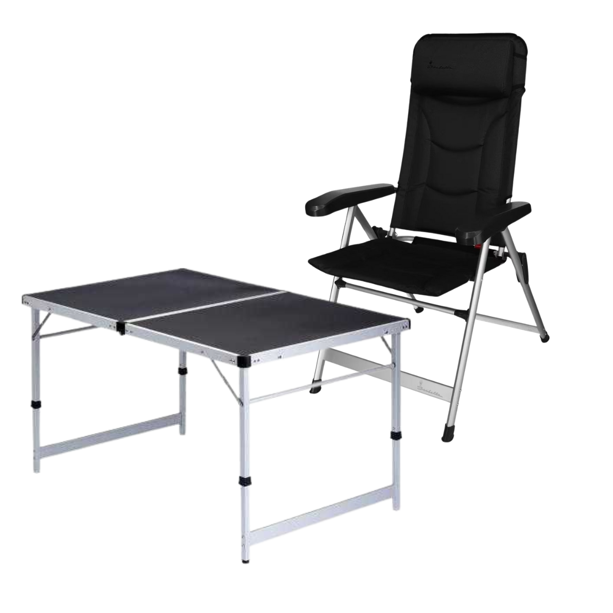 ISABELLA Campingstuhl Loke High Back mit Klapptisch 60 x 120 cm ISABELLA Campingstuhl Loke High Back mit Klapptisch 60 x 120 cm