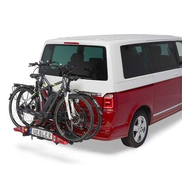 Set UEBLER i21 Z Fahrradtraeger 18110 2 Raeder mit 90° Abklappung inkl. Heckbox - 18110 25080