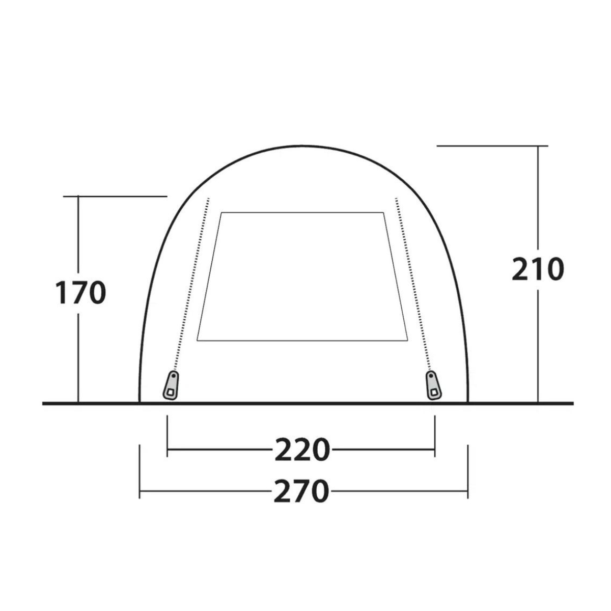 Outwell Campingzelt Arizona 3 - 111605