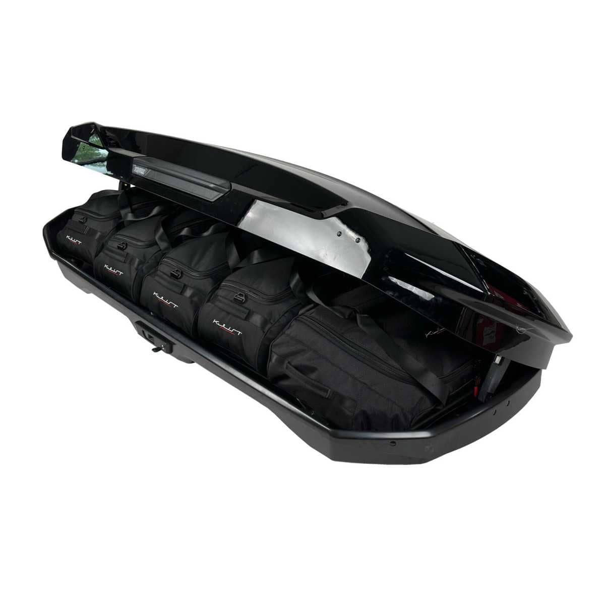 KJUST Dachboxen Taschen Set fuer Dachbox THULE MOTION 3 XL LOW 5er-Set - 13173