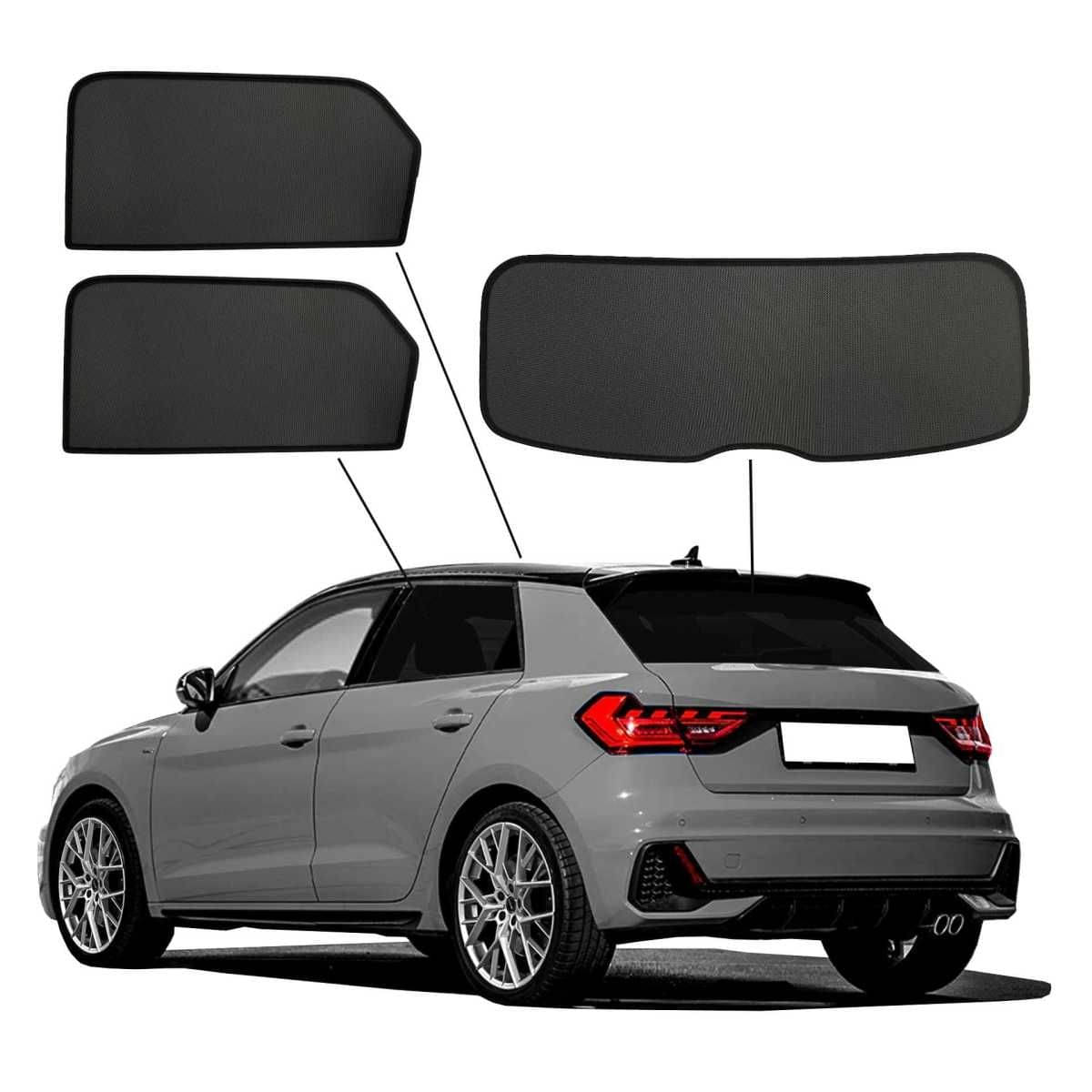 WINDESA SunClip Sonnenschutz - Sichtschutz Audi A1 Sportback ab Bj. 2018 Set AC - sun-10230ac