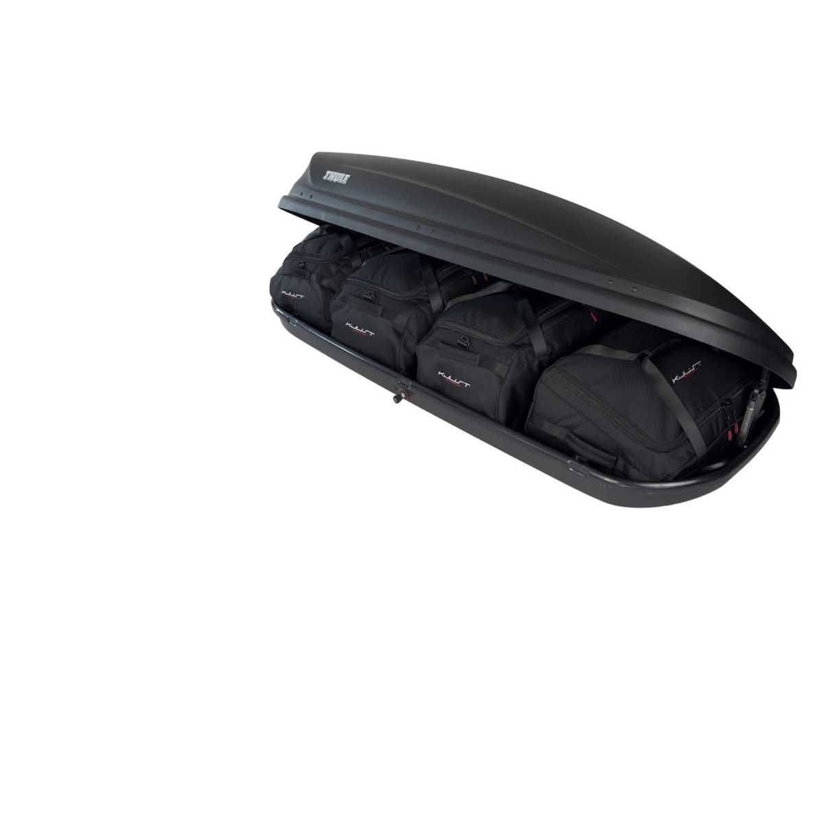 KJUST Dachboxen Taschen Set fuer Dachbox THULE Touring M 4er-Set - 13120