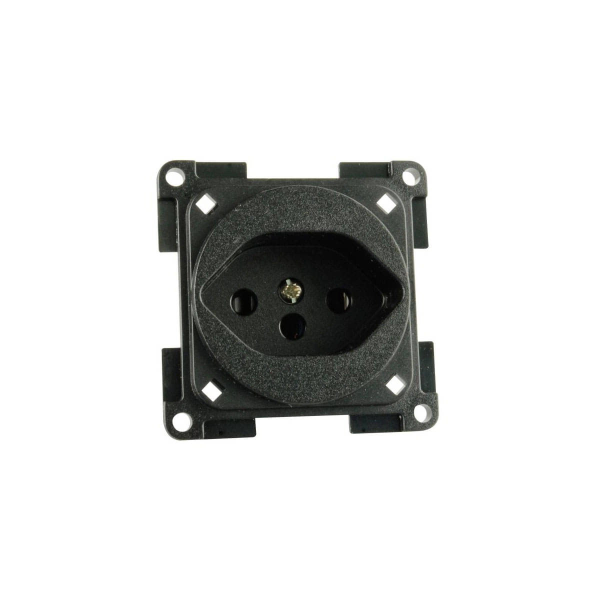 INPROJAL System 20.000 Einbau-Steckdose Schweizer Norm schwarz - 10020-13 CHSR ORSCH