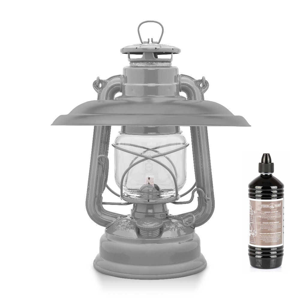 FEUERHAND Sturmlaterne 276 Nordic Grey Starter-Set 4.0