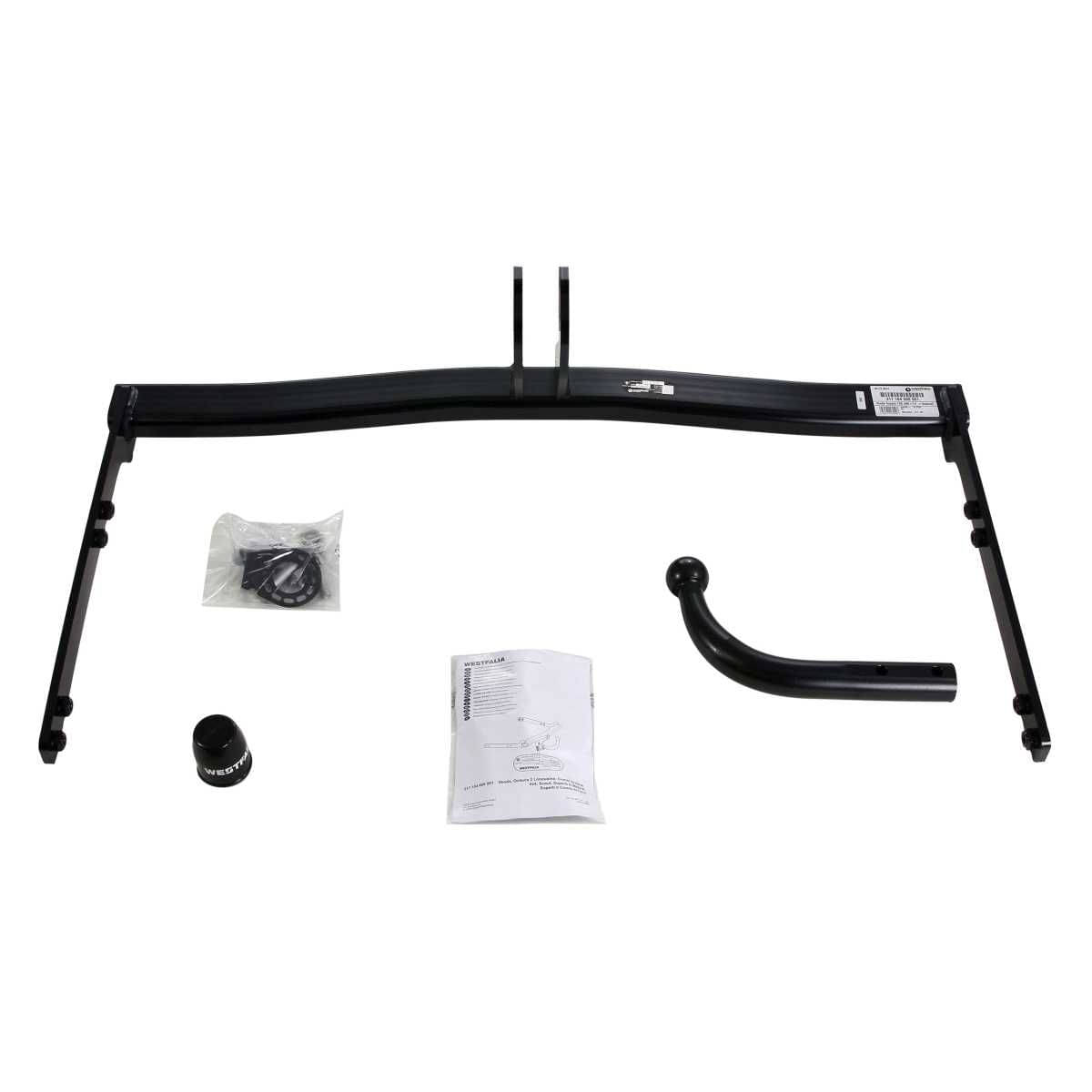 Westfalia Starre Anhaengerkupplung fuer Skoda Superb Limousine-Combi II -BJ 06-08-05-15- Skoda Octavia II Limousine-Combi -BJ 01-05-12-13- - im Set mit 13-pol. fahrzeugspezifischem Elektrosatz - 317104900113