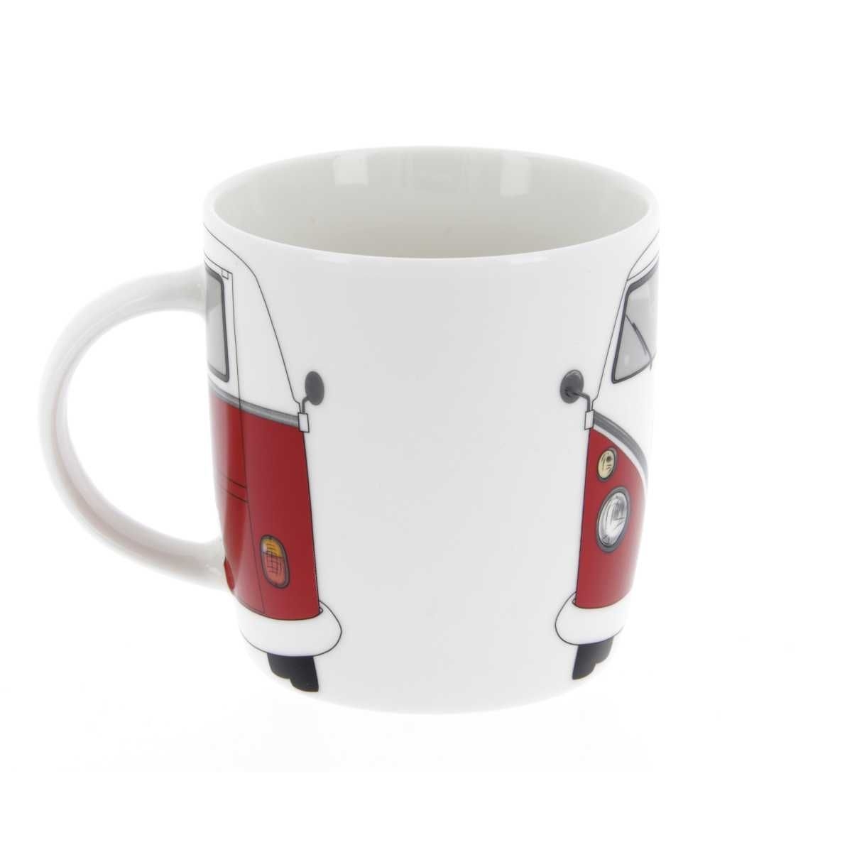 VW Collection VW T1 Bulli Bus Kaffeetasse rot-weiss - BUTA01