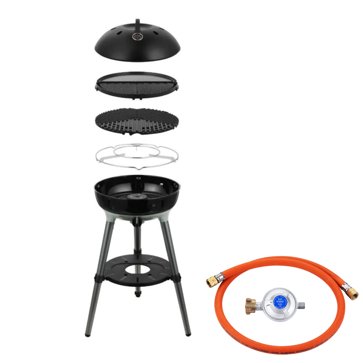 CADAC Carri Chef 40 BBQ-Grill2Braai 50 mbar inkl. Universalregler 50 mbar - 8905-50-DE 8520
