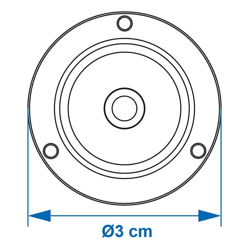 ProPlus Wasserwaage rund Ø 3 cm - 341217