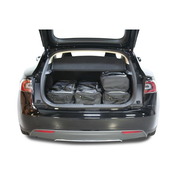 Car Bags T20101S TESLA Model S 5-Tuerer Bj- 12- Reisetaschen Set- Auf Ihr Auto massgeschneidert- Das Original