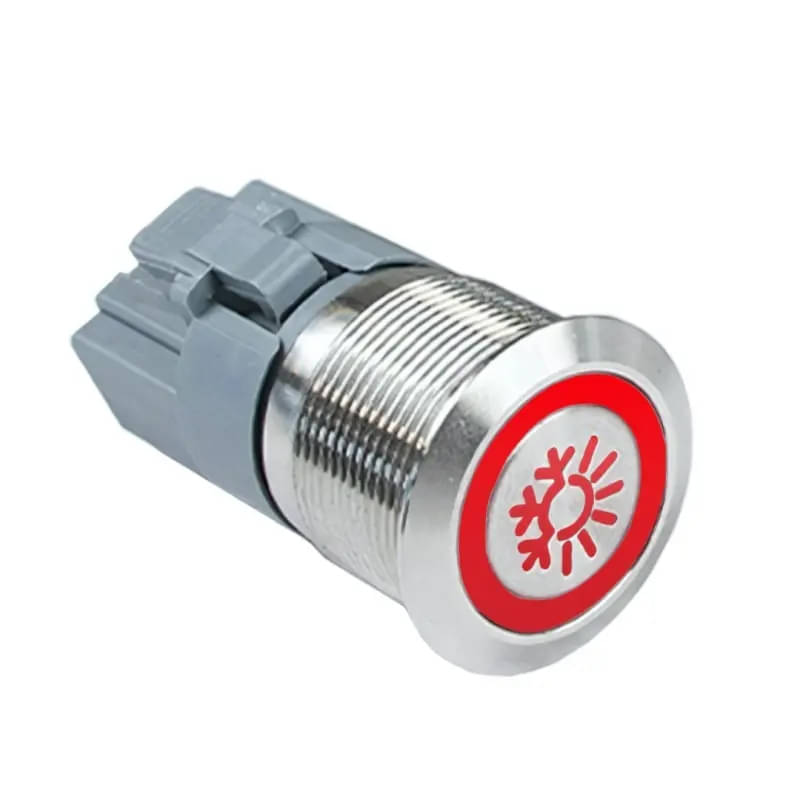 Autoterm Push Control Knopf- Gewinde 12 mm- runder Anschluss - 77874