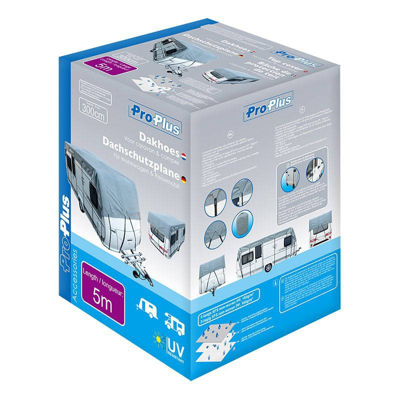 ProPlus Dachschutzplane fuer Wohnwagen und Wohnmobil 500 cm 610272