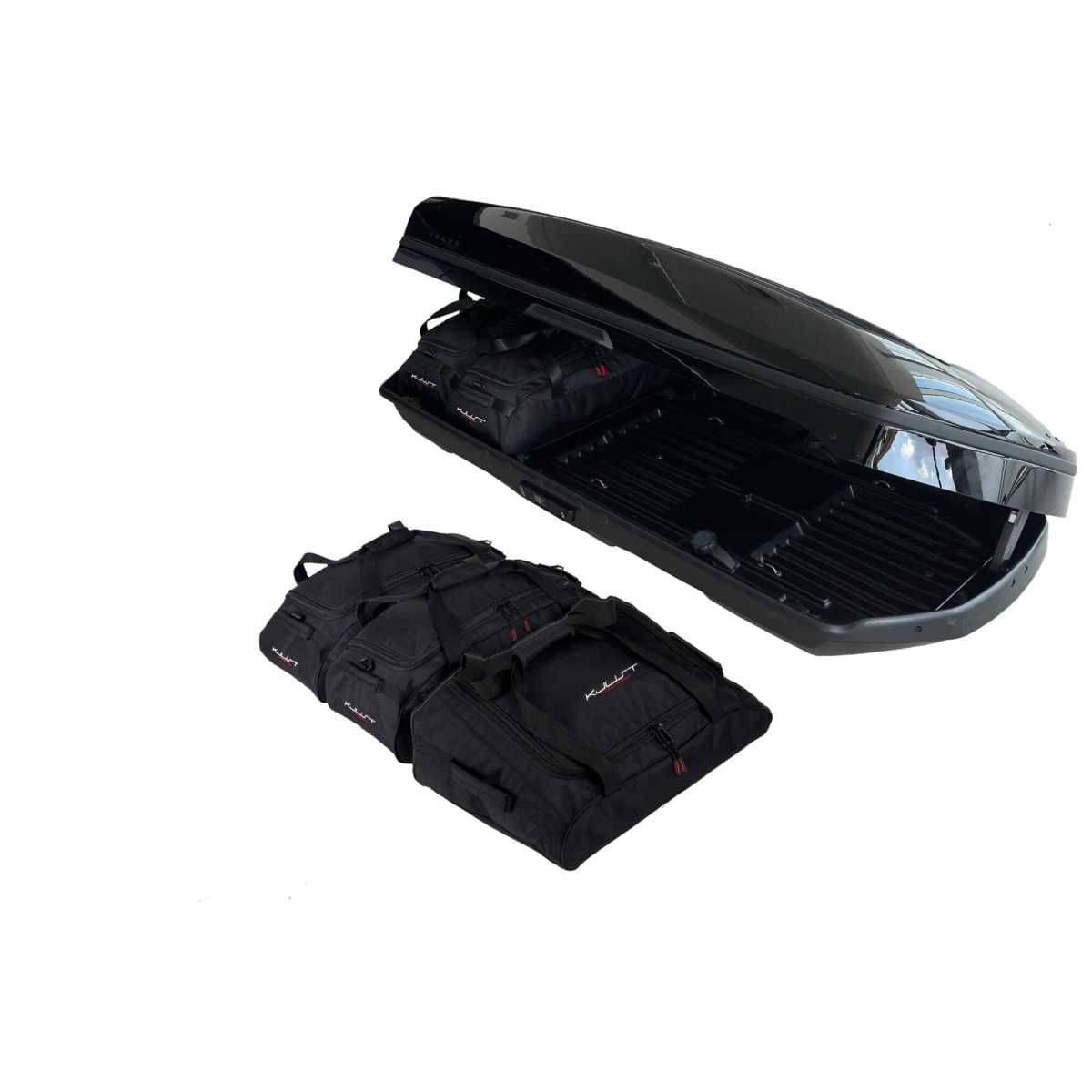 KJUST Dachboxen Taschen Set fuer Dachbox VOLVO ACTIVE 500 5er-Set - 13213
