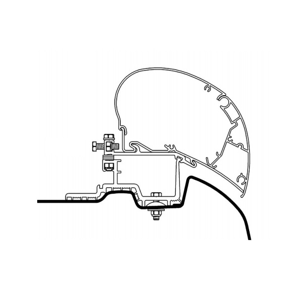 THULE Adapter Kit Mercedes Sprinter VW Crafter fuer Markise 6300 308073