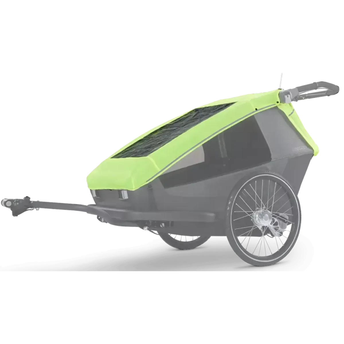 CROOZER Regenverdeck fuer Croozer Yuuna Lightning Yellow - 122200024