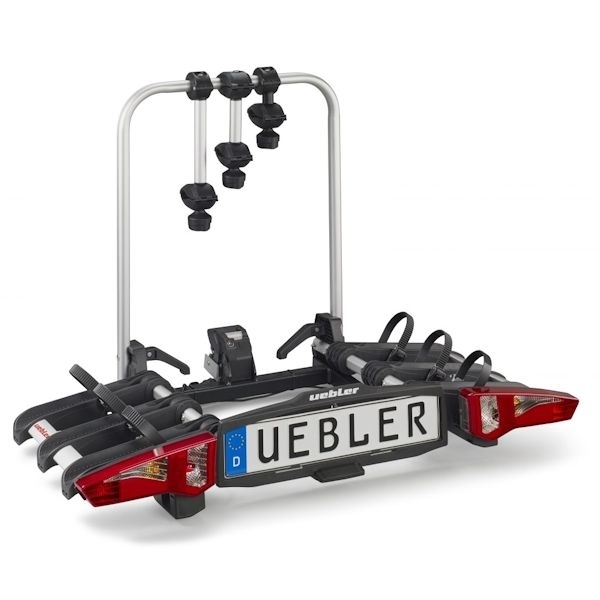 Set UEBLER i31 Fahrradtraeger 15910DC 3 Raeder faltbar Rueckfahrkontrolle inkl. Tasche Auffahrschiene