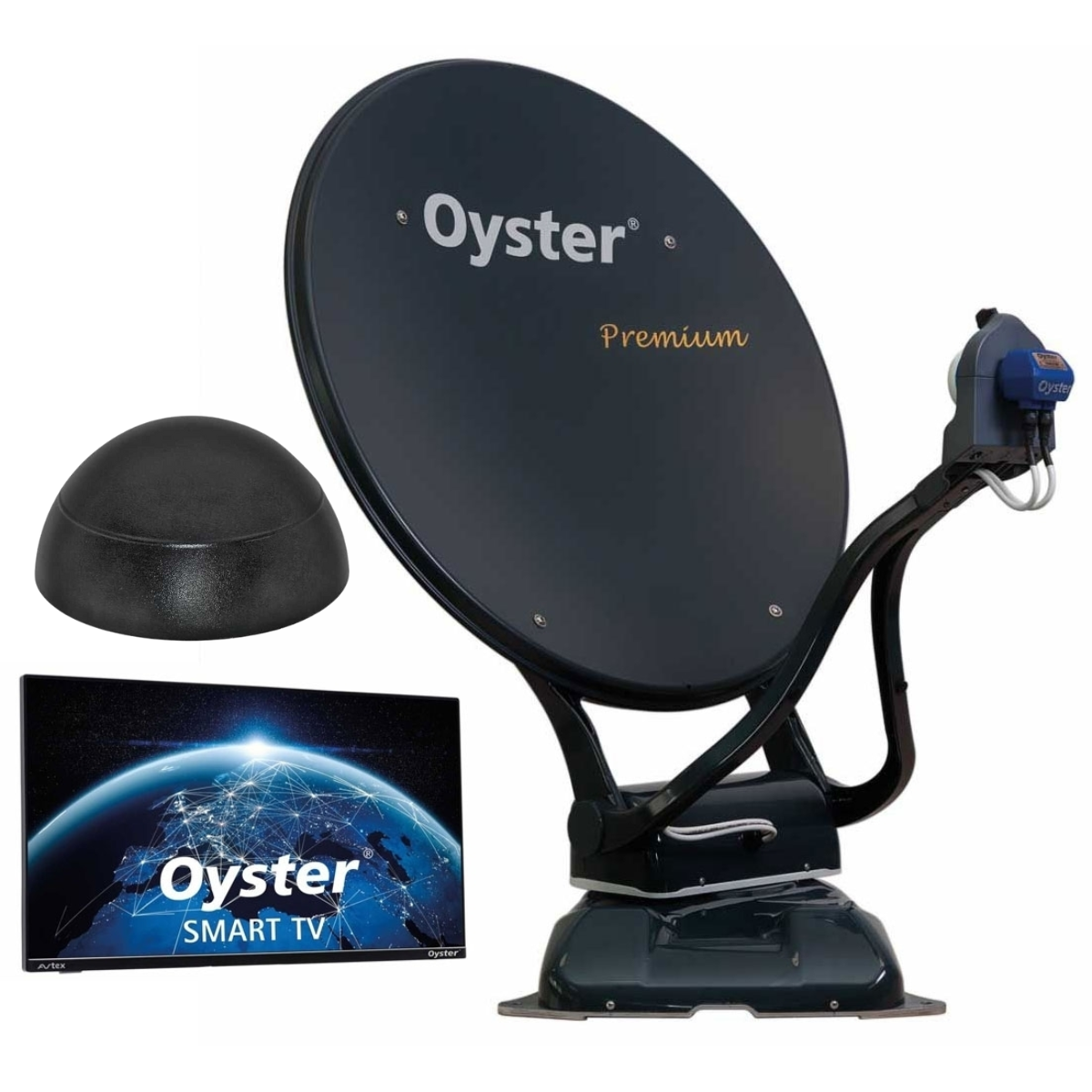 TEN HAAFT Multimedia Paket Oyster 70 Premium Sat-Anlage mit Smart TV 21-5- - EasyNet V1 - 10049010