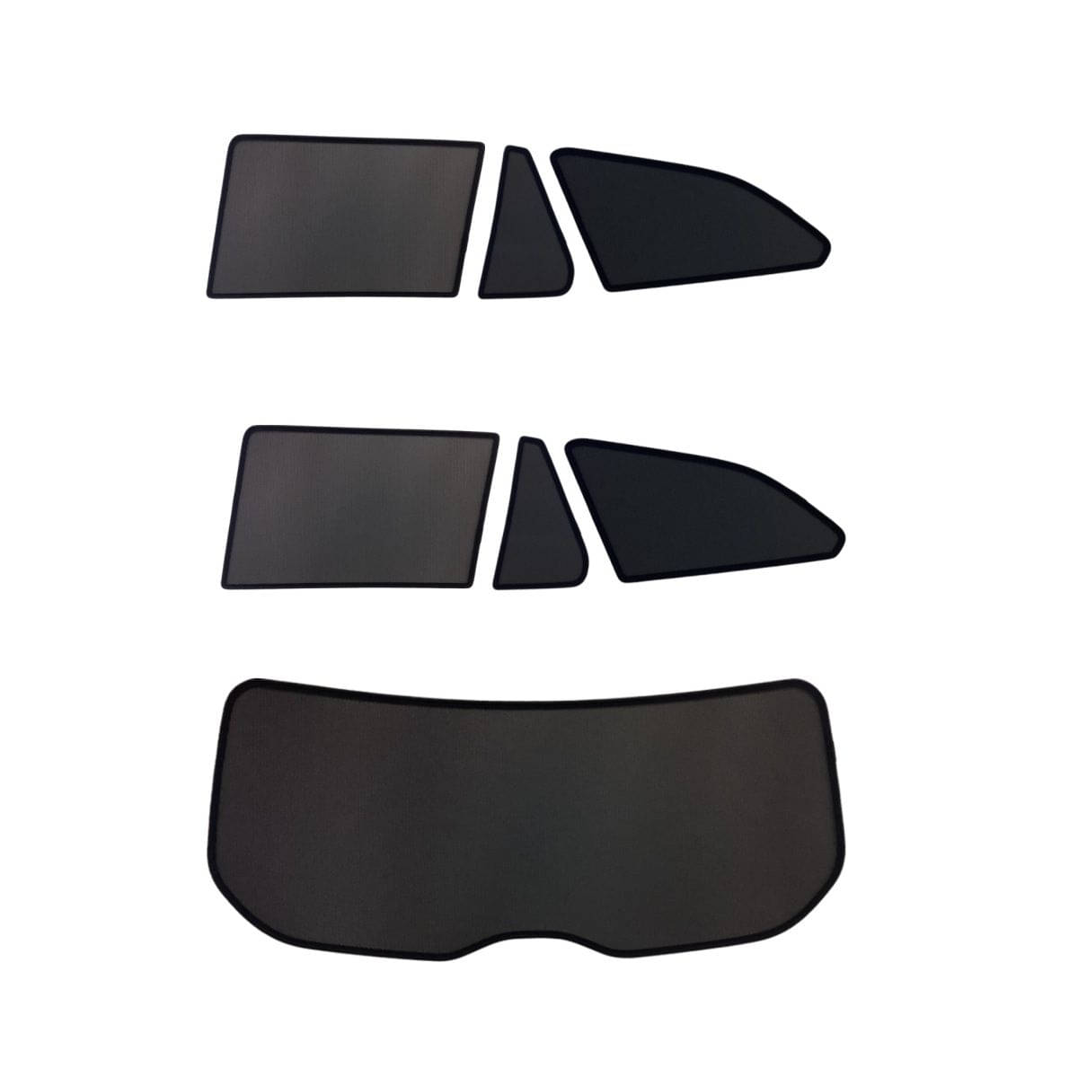WINDESA SunClip Sonnenschutz - Sichtschutz BMW 5 Touring - i5 ab Bj. 2024 Set ABC - sun-10306abc