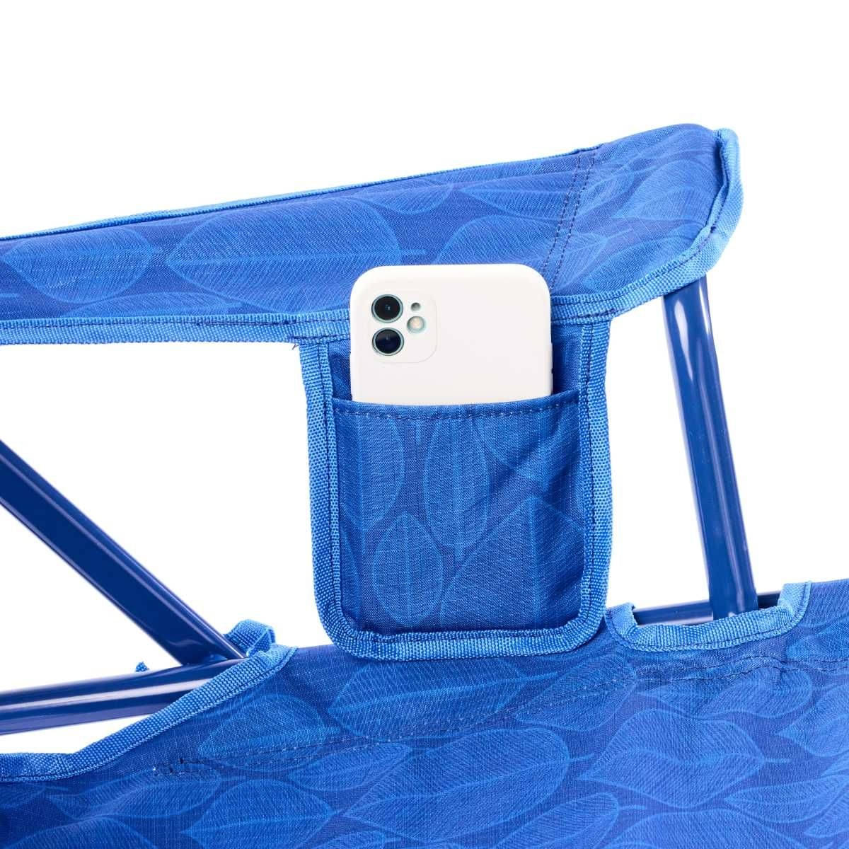 GCI faltbarer Schaukelstuhl Kickback Rocker Leaf Soft Navy - 410323